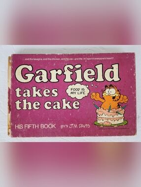 1982 Garfield Takes the Cake!!! 5th Book